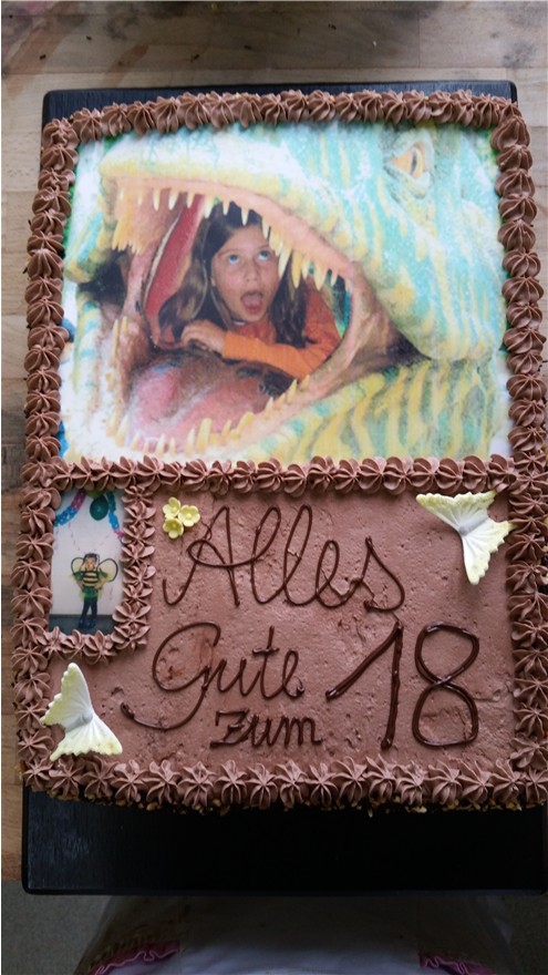 Geburtstagstorte mit Foto
