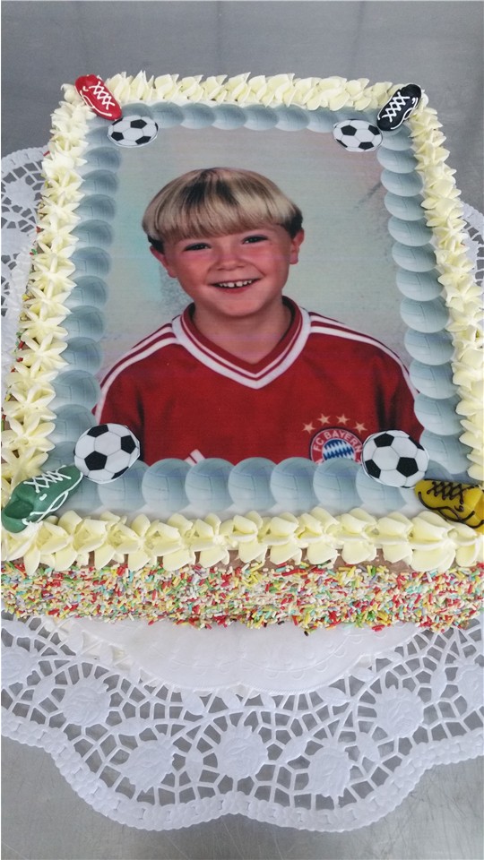 Fototorte Fussball